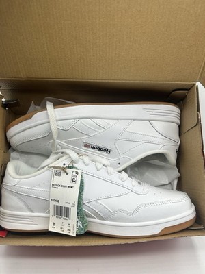 REEBOK COURT ADVANCE UNISEX SHOE, WHITE, SIZE 8