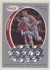 1998 SAGE Authentic Auto Silver /400 Tyson Wheeler #A46 Auto no9