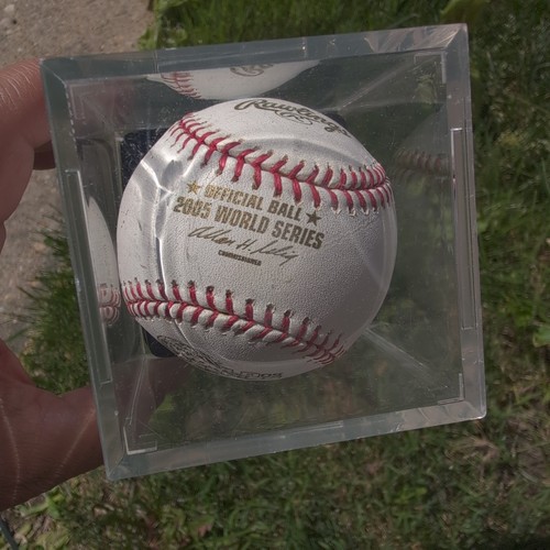 Trot Nixon firmato 2005 World Series gioco ufficiale pallone baseball MLB - Foto 11 di 12