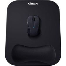 Large Smooth Superfine Fibre Memory Foam Ergonomic Mouse Pad Wrist Rest Support