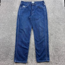 Tyndale Carpenter Jeans Mens 34x34 Blue FRMC Flame Resistant F290T USA Made