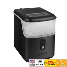 Nugget Ice Maker 33 lbs Capacity Chewable Electric Countertop Stainless Steel