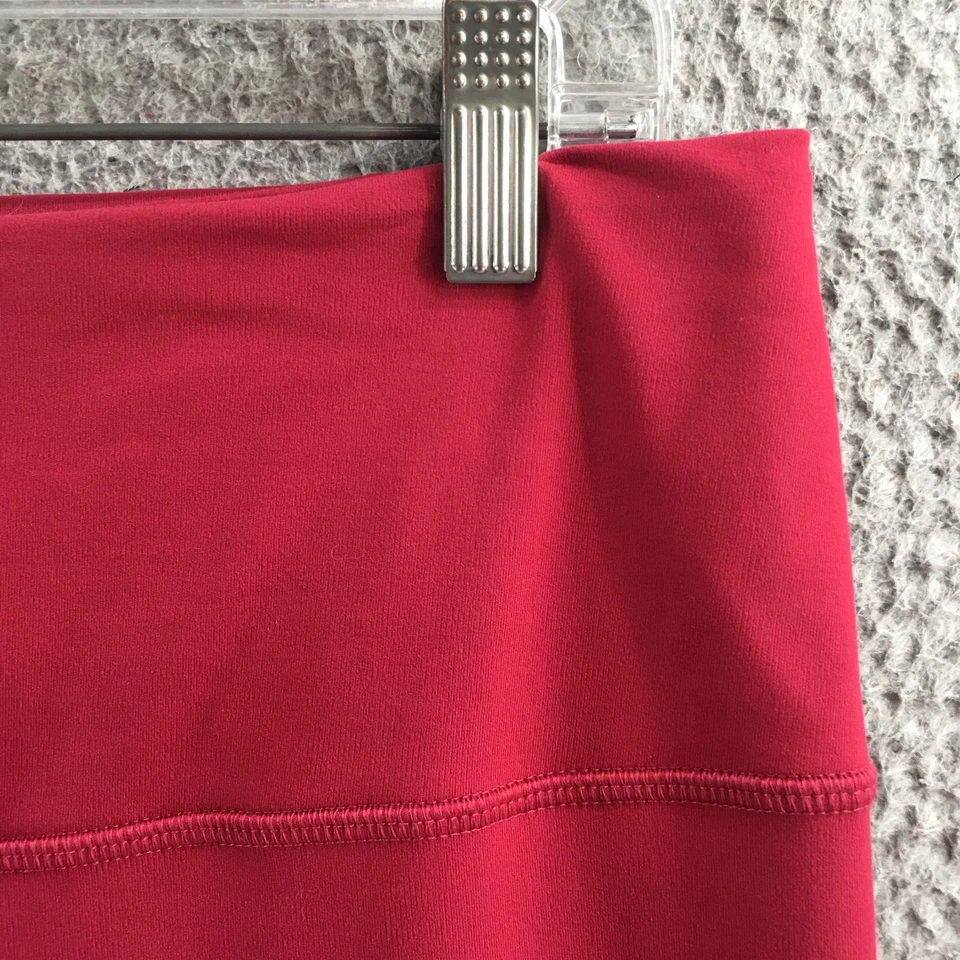 Леггинсы женские Under Armour Capri 1X (фактические 32x24) красные с высокой талией эластичные - Изображение 4 из 4