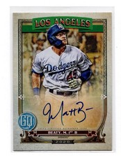 2020 Topps Gypsy Queen Matt Beaty Gypsy Queen Auto - #GQA-MBE
