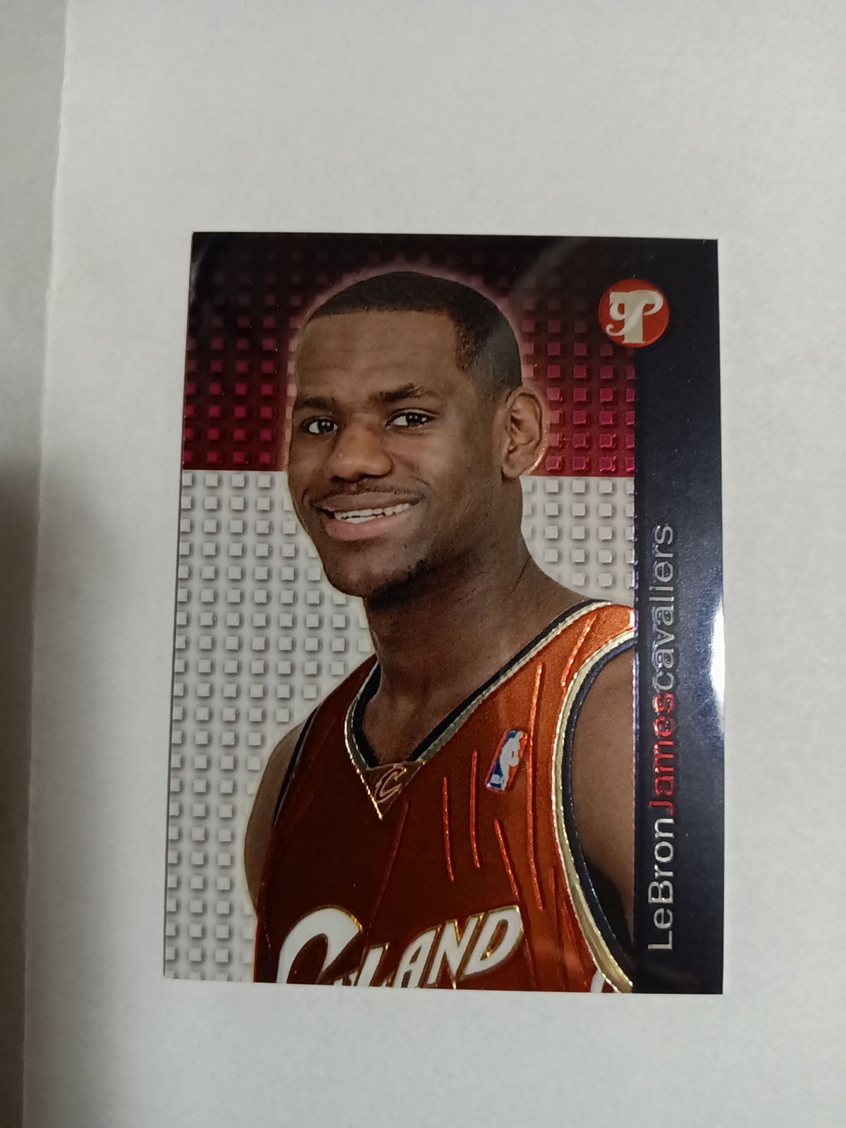 Lebron James SSP 2003-04 Topps Pristine Mini Rookie Card No. PM21 (box topper)