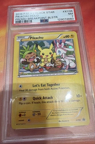 Pikachu XY95 XY Holo PSA 7 2016 XY Promo