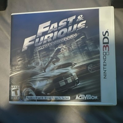 Activision Fast & Furious Showdown Nintendo 3DS Racing Action 2D