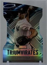 Gerrit Cole 2023 Topps Stadium Club #T-6 Triumvirates Die-Cut Foil NY Yankees