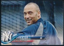 2018 Topps #576 Legend Variation - Derek Jeter SP Image Variation