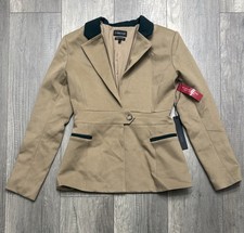 NWT Carbon38 Belted Blazer Women’s Size Small Khaki / Ponderosa Pine