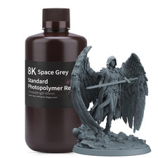 8K 3D Printer Resin, Standard Photopolymer Resin 405Nm Uv-Curing Resin,