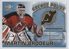 2003-04 Pacific Prism Crease Police Martin Brodeur #6 HOF 0i6
