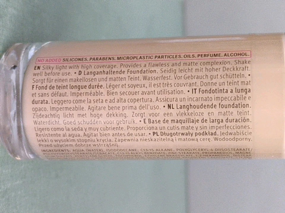 Essence Stay All Day 16h Foundation 10 Soft Beige 30ml 1oz Exp 11/2027 - Image 2 of 3