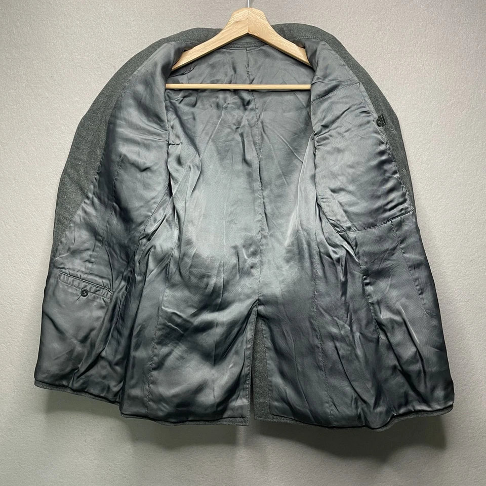 Vintage Swiss Army Military Jacket Wool Blend Mens - Image 3 of 4