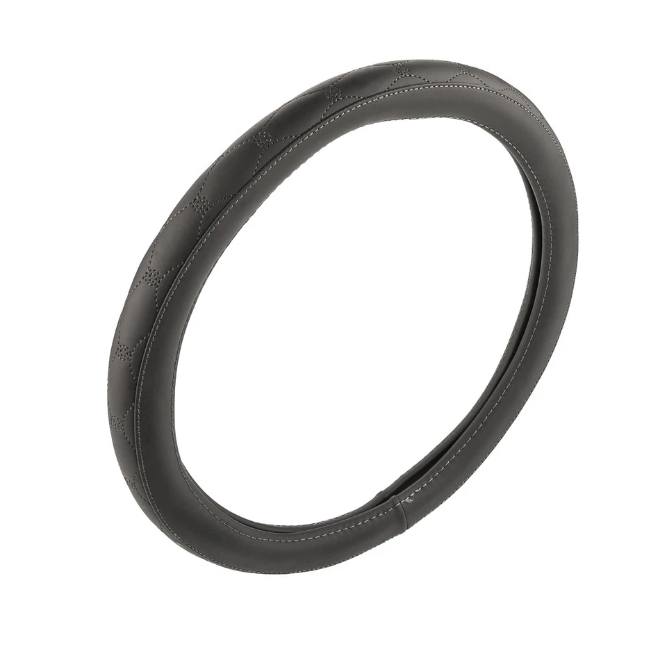 Housse De Volant Volant Protecteur Ø 38x8,2cm / 15x3 Pouces Gris Pour MITSUBISHI - Photo 4/4