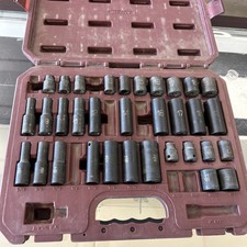 Matco Tools Sbp426v 38 Drive 42-piece Sae Metric 6pt Impact Socket Set