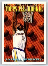 1993-94 Topps Latrell Sprewell All Rookie Team Golden State Warriors #153