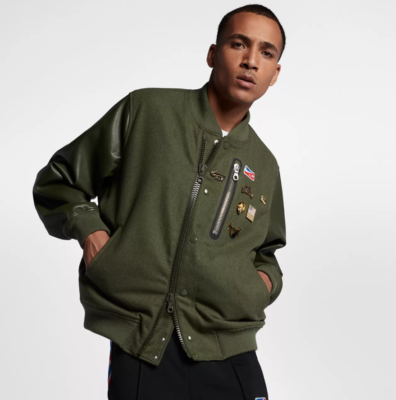 Nike NikeLab Riccardo Tisci Green Destroyer Wool Jacket Mens Nike NikeLab Riccardo Tisci Green Destroyer Wool Jacket Mens