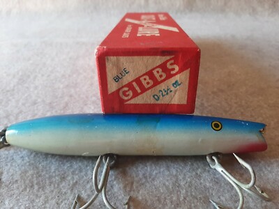 Leurre de pêche vintage en bois avec prise crayon