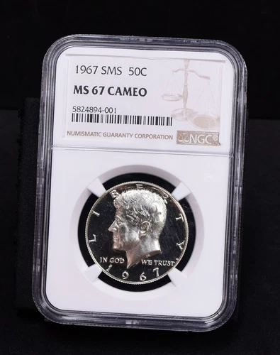 1967 SMS Kennedy Half Dollar - NGC MS67 Cameo (#50937-L)