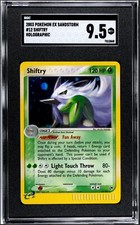 Shiftry 12/100 SGC 9.5 MINT + EX Sandstorm Holo Rrare 2003 Pokemon E Reader