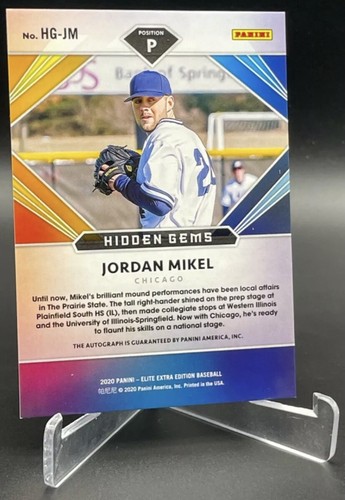 2020 Panini Elite Extra Edition MLB Jordan Mikel White Sox Hidden Gem Auto HG-JM - 第 2/2 張圖片