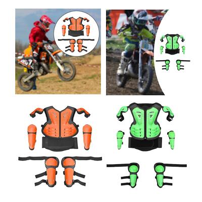 Kids Motorcycle Full Body Armor Suit Chest Protector for Motocross