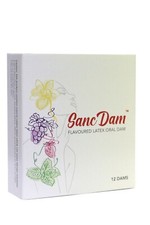  FDA APPROVED 12 SancDam Oral Sex Dam Ultra-Thin Membrane 4 FLAVORED Dental Dam