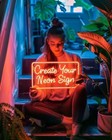 Custom Led Neon Sign Personalized Neon Light Acrylic Decor Business Logo Signs