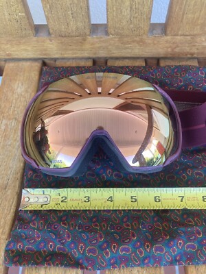 SPEKTRUM SYLARNA SNOWBOARD GOGGLES Purple BioBase Frames/ Lens Zeiss Sonar Gold