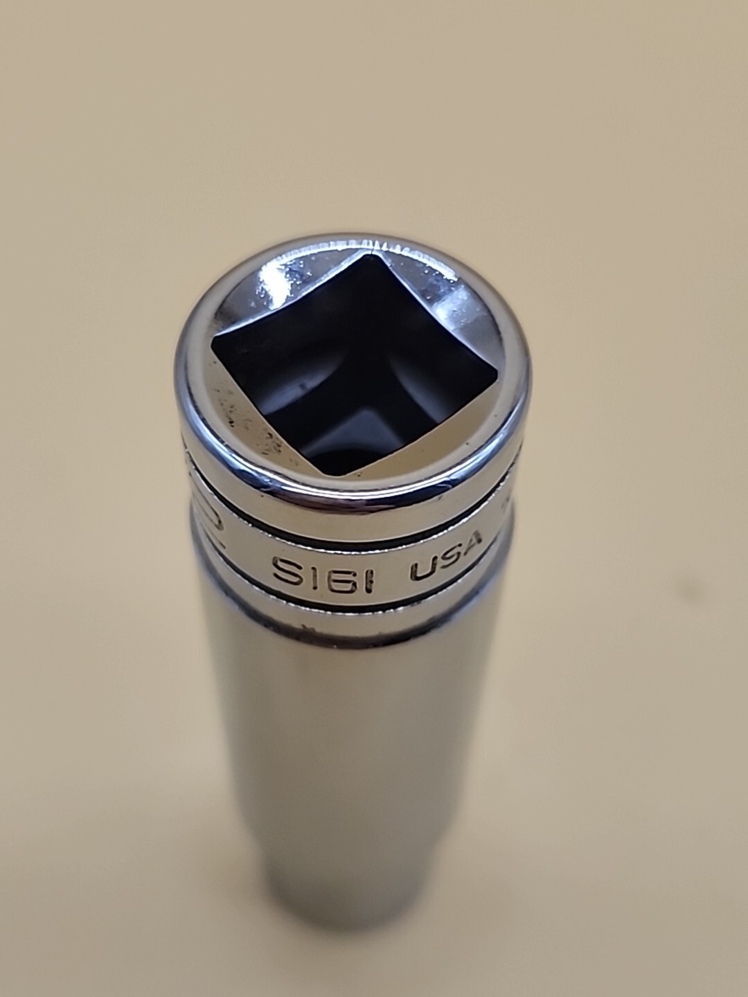  Snap-on Tools S-161 1/2" Drive 1/2" 12PT USA  Deep Socket Chrome USA 