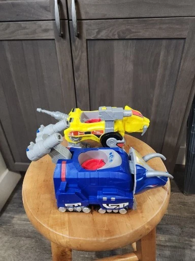 Mattel Power Rangers 2015—Saber Tooth and Triceratops Vehicles ONLY - Image 2 of 4