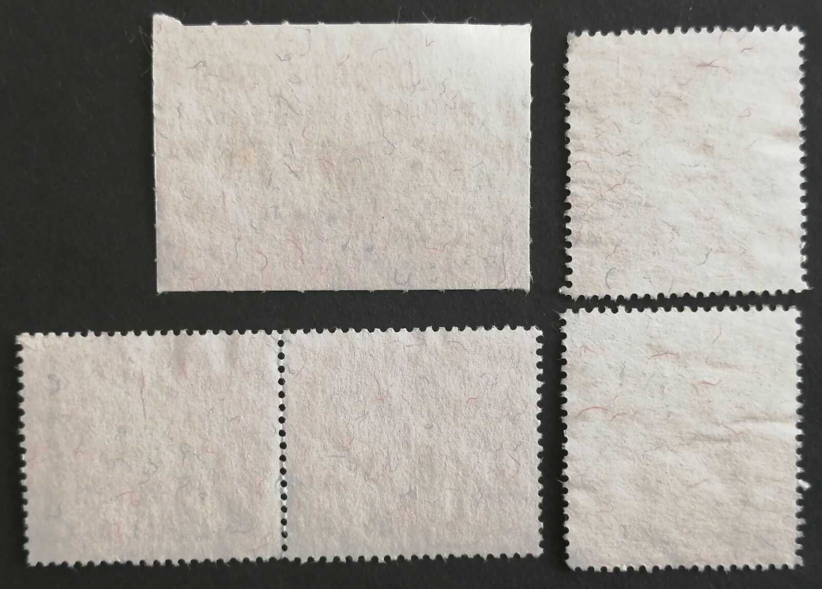 Korea lot of 5 consulate stamps revenue in USDOLLAR unused no gum