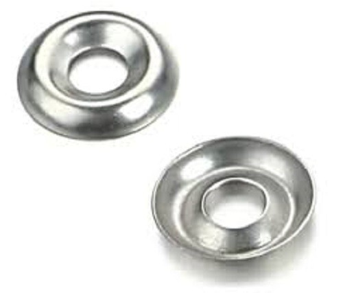 SCREW Cup Washers No.8 Countersunk Screws Finishing Nickle Plated - FREE UK P&P - Picture 1 of 3