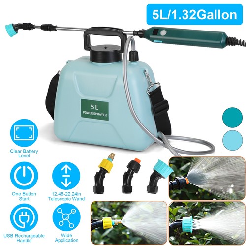 Rechargeable Electric Garden Plant Sprayer 1.32Gal Battery Powered Weed Sprayer - Picture 5 of 23