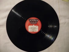 EDDIE MILLER, RAINBOW #80022. CHRISTMAS MEDLEY / NEW YEAR MEDLEY, 10", 78RPM,EX