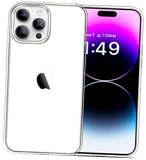 Compatible with iPhone 14 Pro Case Soft Shockproof Protective Slim Thin Clear