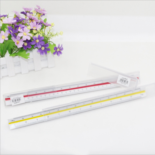 Metric Engineer Scale Ruler 30cm Triangular Triangle Drafting Ruler ...