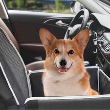 2 in 1 Pet Booster Padded And Waterproof-color:beige side panels