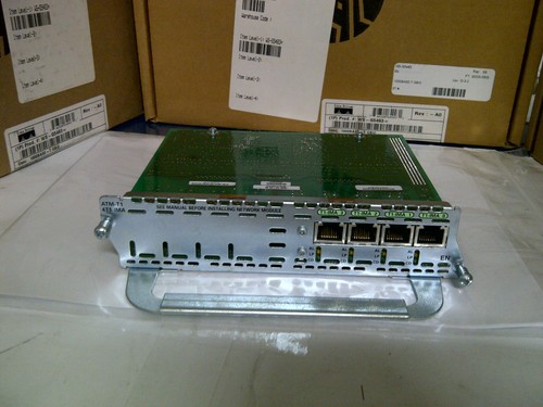 Cisco NM-ATM-T1 4T1-IMA network Module.90 Day's warranty Real time Listing . - Picture 2 of 3