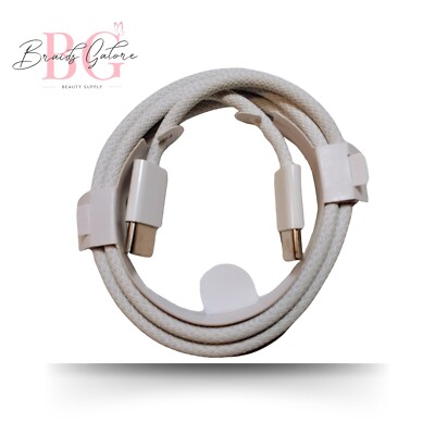 Type-C to Type-C Cable 60 Watt Braided 3 ft