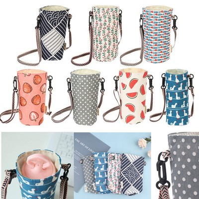 Tumbler Cup Pouch Carrier Cup Sleeve Water Bottle Bag Mug Holder