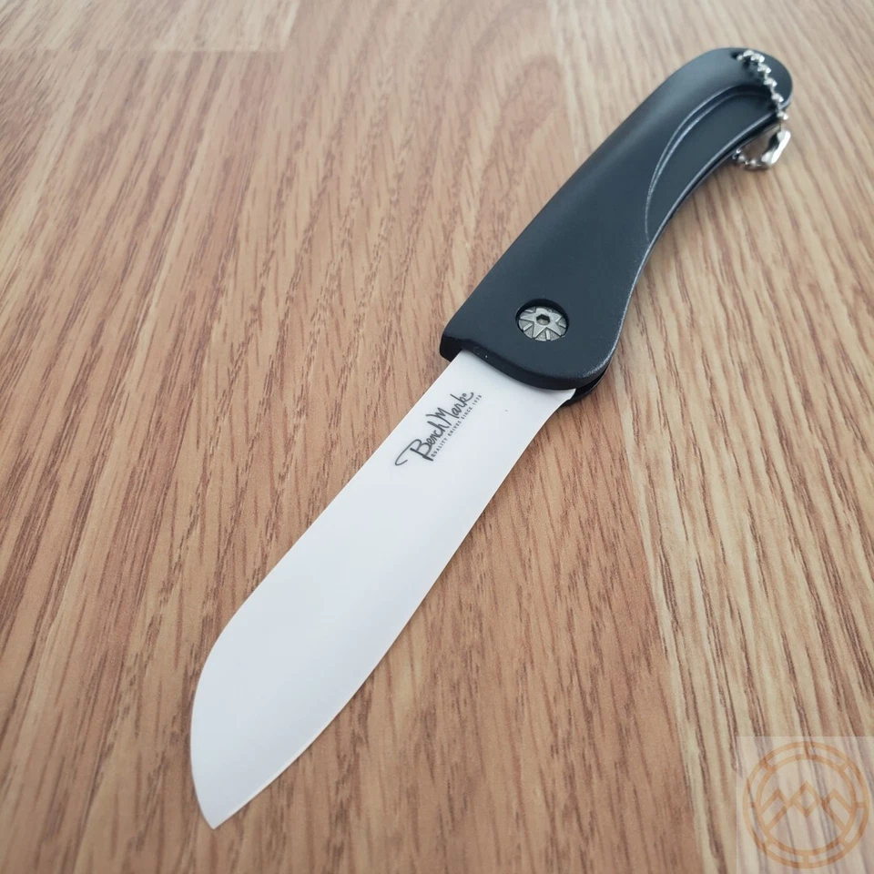 Cuchillo Plegable BenchMark 3" Hoja de Acero Cerámico Negro Mango/Llavero Sintético Foto 2 de 4