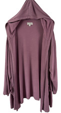 Koolaburra Ugg French Terry Hooded Cardigan 3x Dusty Orchid A452200 Women Gg746
