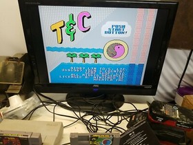 T&C Surf Designs Wood and Water Rage Authentic Nintendo NES - Tested & Working