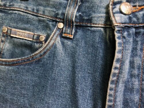 AUTHENTIC HUGO BOSS ALABAMA MEN'S BLUE JEANS SIZE 31 - Picture 3 of 4