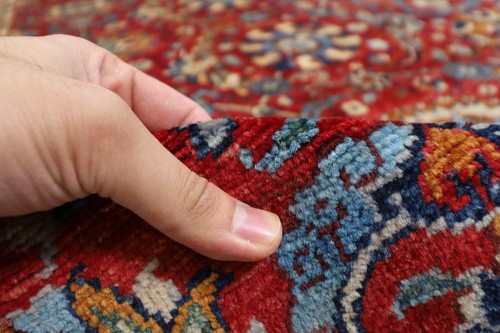9x12 ft Red bidjar Area Rug Afghan Hand Knotted Serapi bedroom living room rug - Picture 10 of 12