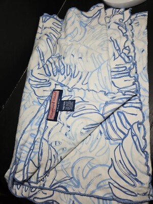 Vineyard Vines One Size Palm Leaf Scarf 18''x76''
