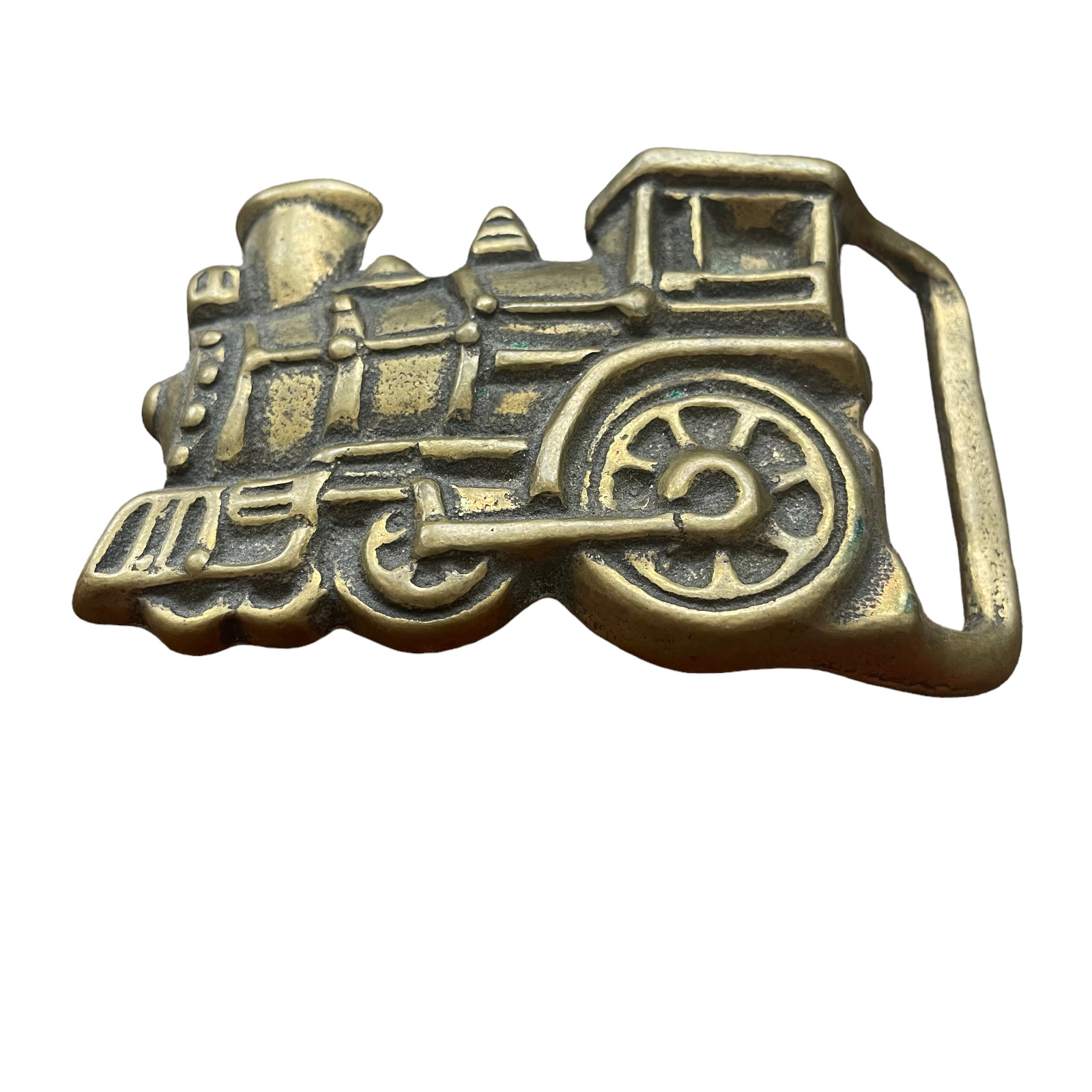 Train Engine Steam Locomotive Solid Brass Cutout … - image 4