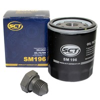 ÖLfilter SM196 + ÖLablassschraube FüR Seat Arosa Skoda Fabia VW Lupo